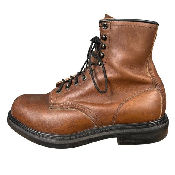 Red Wing Men’s 953 Supersole Brown Leather Work Boot Size 9.5 EEE main image 5